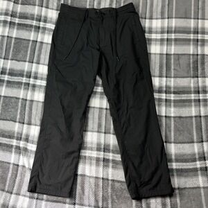 Roark Layover Pro Traveler Pants Mens Large Black Tech Gorp Camp Trail Hike